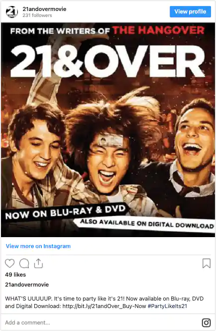 21 and Over