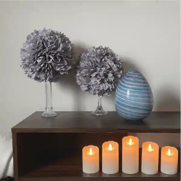 Flower Pomander Balls from Tissue Paper