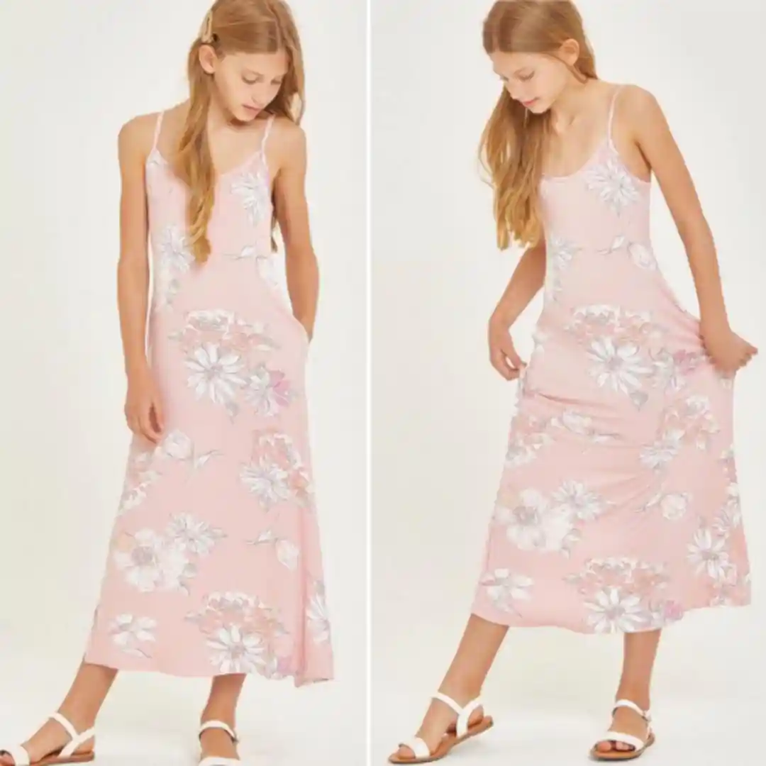 Floral Maxi Dress Girls